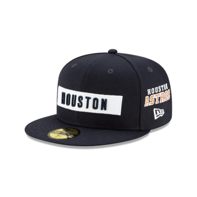 Sapca New Era Houston Astros MLB Boxed Wordmark 59FIFTY Fitted - Albastri